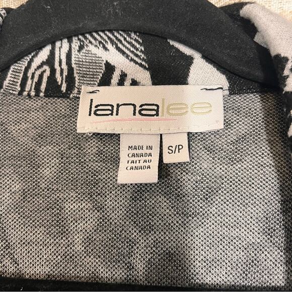 Lana Lee Black And Gray Cardigan Size Small - Picture 7 of 8